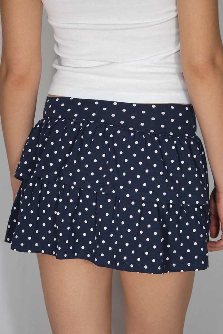 Subdued Classic - Mini ruffle skirt