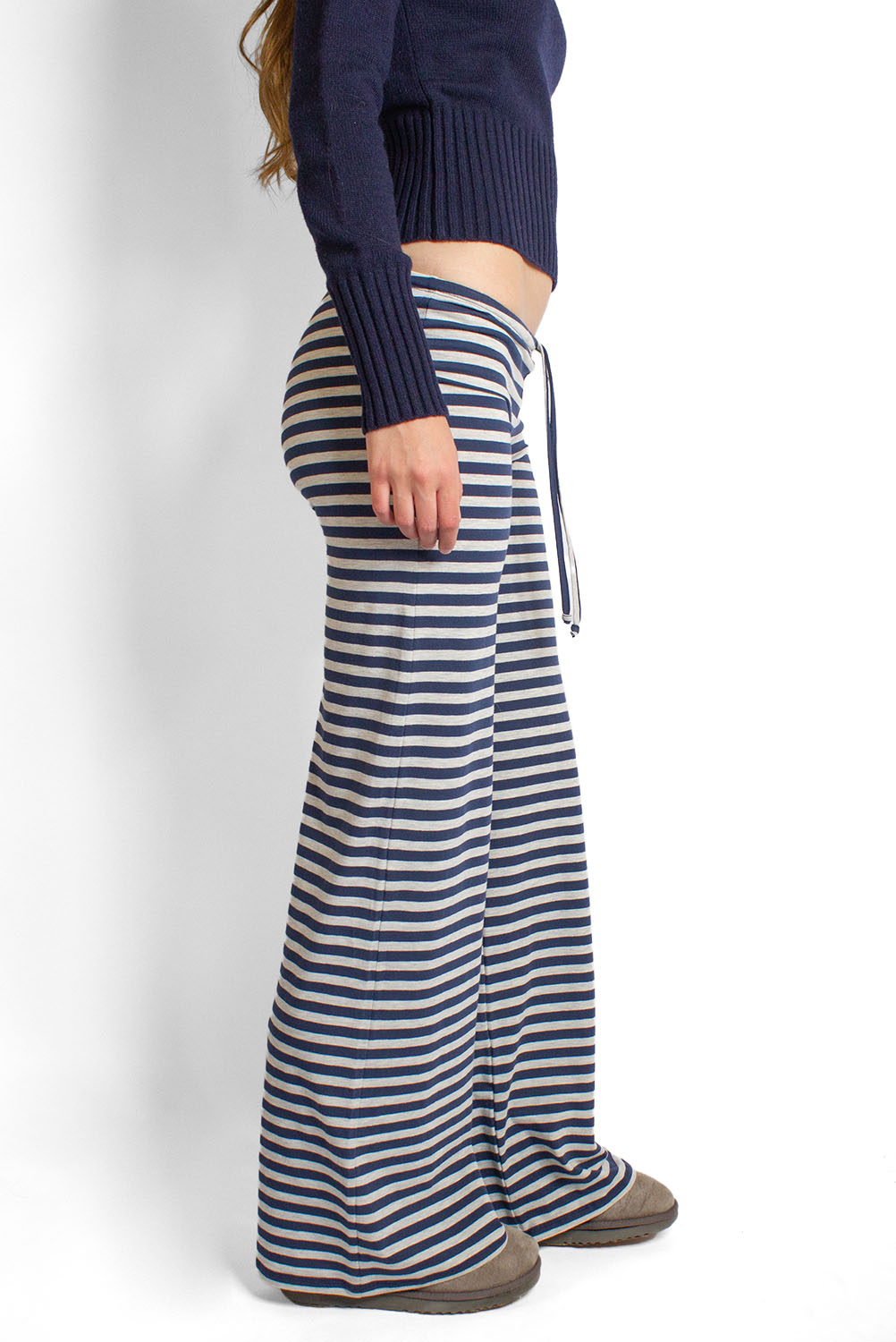 Subdued Quality - Wide-leg pants
