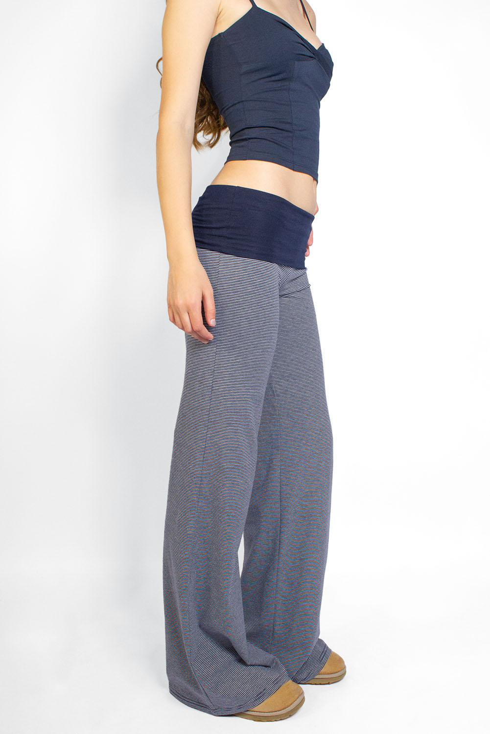 Subdued Value - Wide-leg pants with cuffs