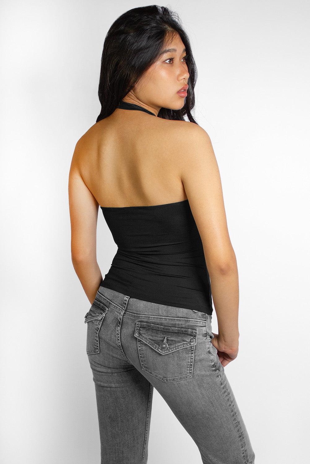 Subdued Everyday - Tank top with teardrop detail