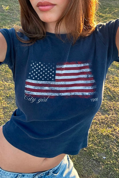 Subdued Exclusive - USA flag T-shirt