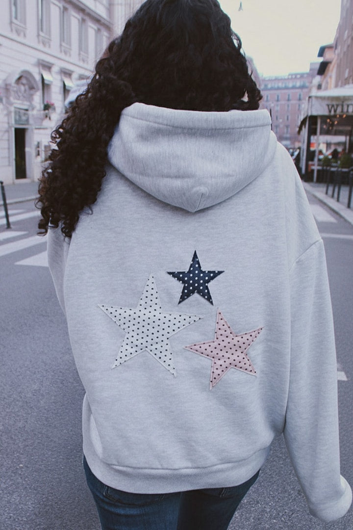 Subdued Premium - Three-star patch hoodie