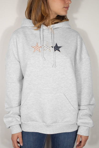 Subdued Premium - Three-star patch hoodie