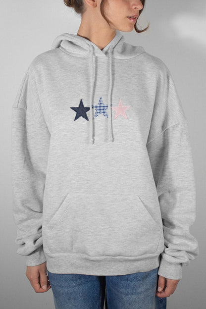 Subdued Premium - Three-star patch hoodie
