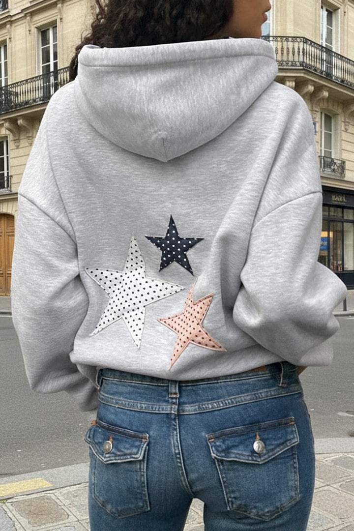 Subdued Premium - Three-star patch hoodie