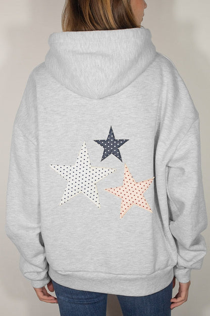 Subdued Premium - Three-star patch hoodie