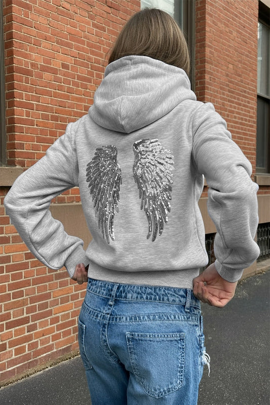 Subdued Exclusive - Wings zip-up hoodie