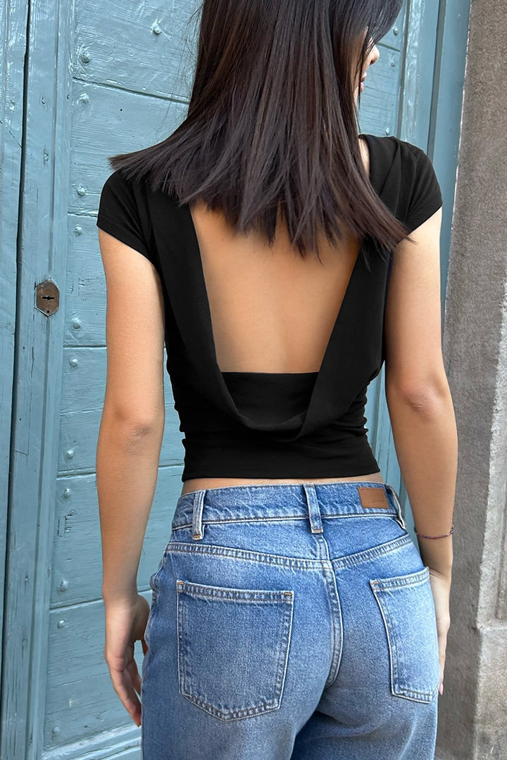 Subdued Special Offer - T-shirt with soft back neckline
