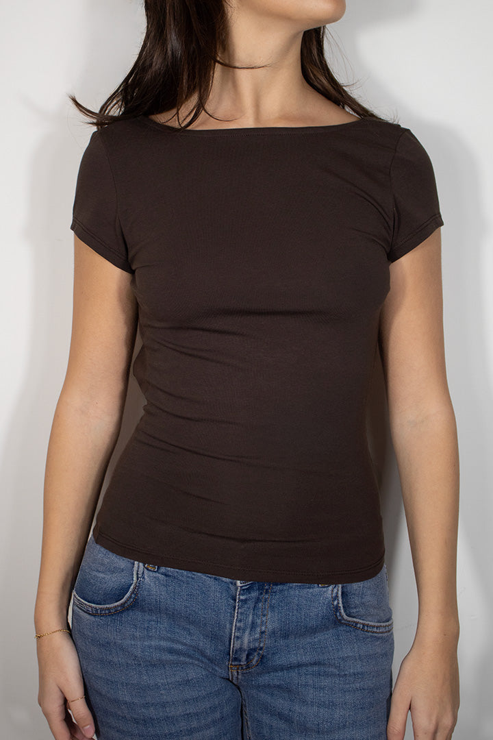 Subdued Special Offer - T-shirt with soft back neckline