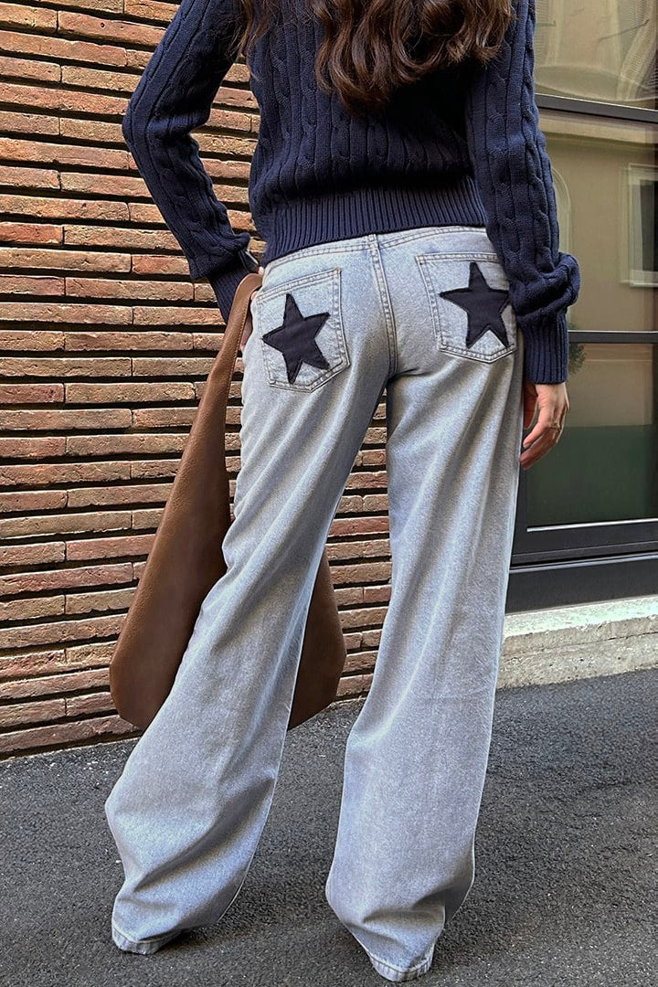Subdued Featured - Low-rise star jeans
