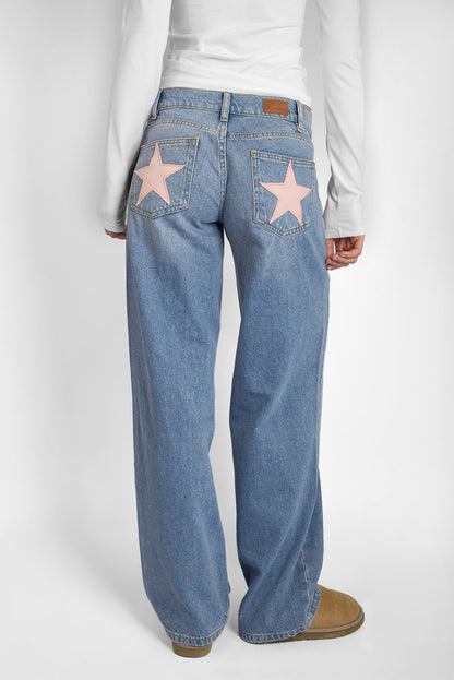 Subdued Featured - Low-rise star jeans
