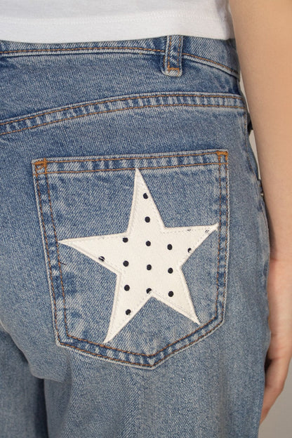 Subdued Featured - Low-rise star jeans