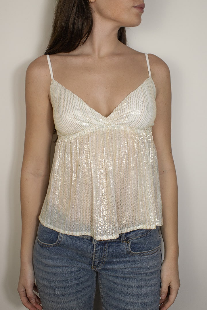 Subdued Everyday - Mini sequin top