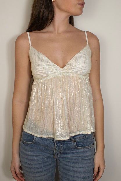Subdued Everyday - Mini sequin top
