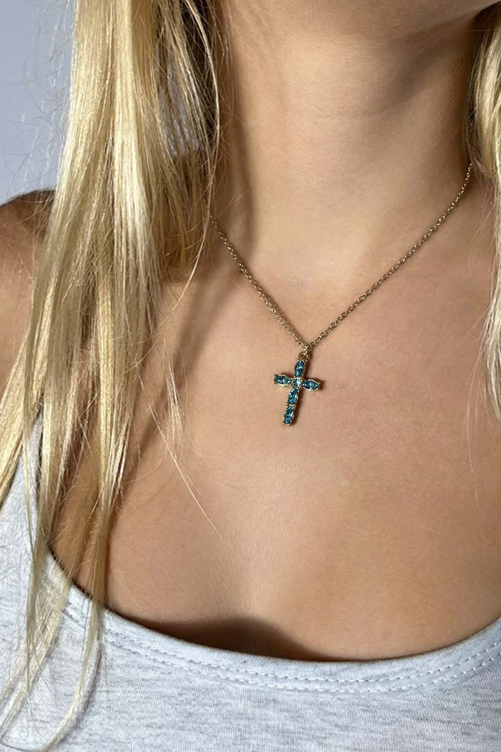 Subdued Trending - Cross Necklace