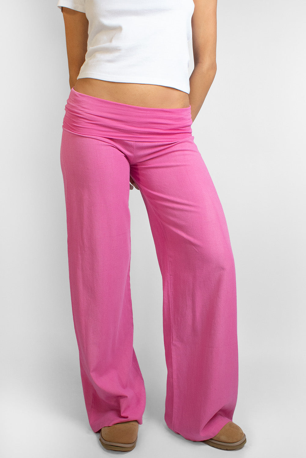 Subdued Value - Waistband palazzo pants