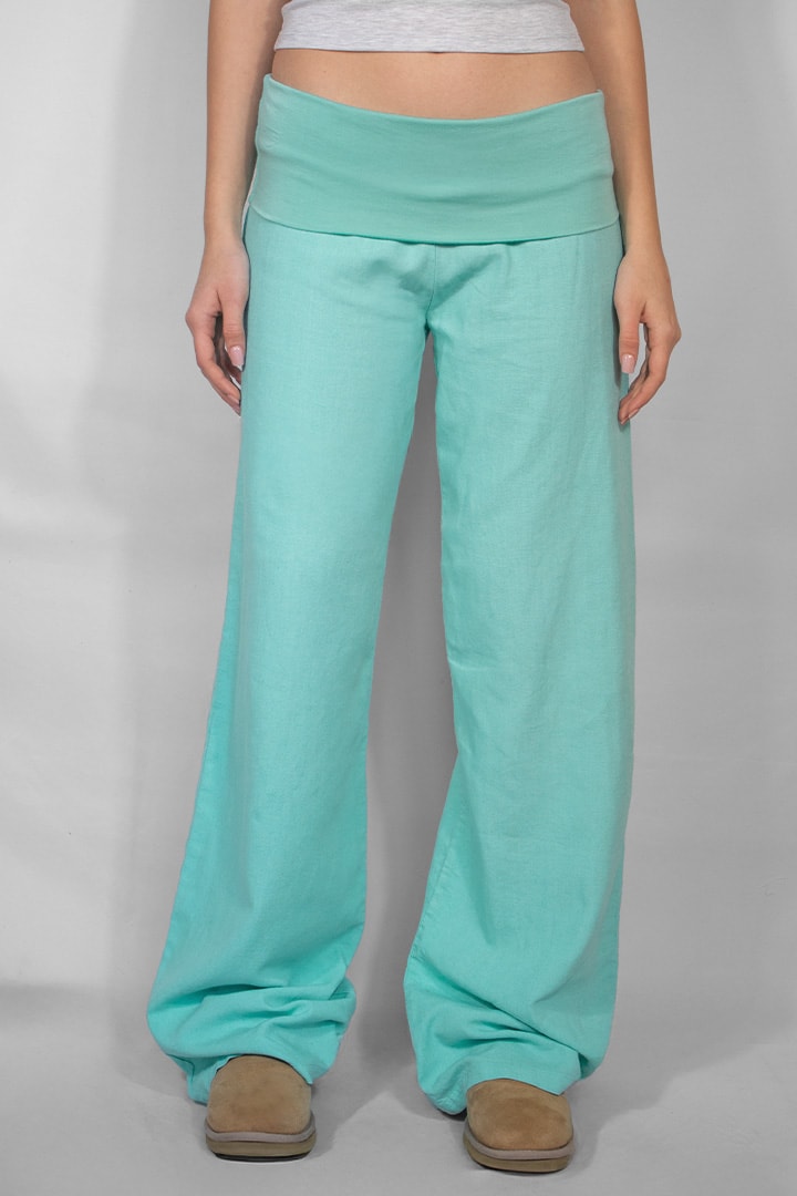 Subdued Value - Waistband palazzo pants