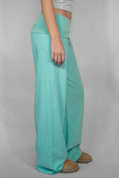 Subdued Value - Waistband palazzo pants