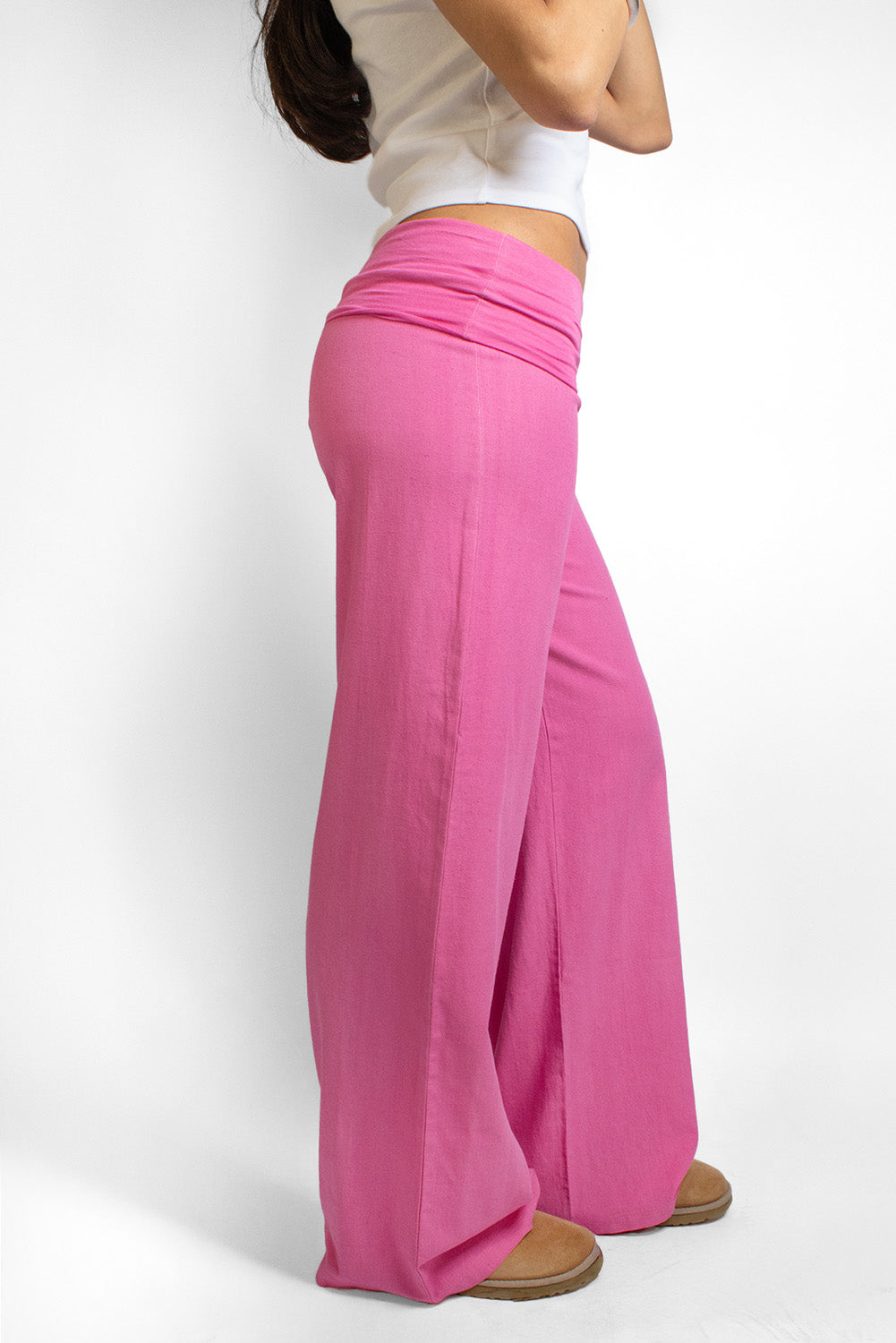 Subdued Value - Waistband palazzo pants