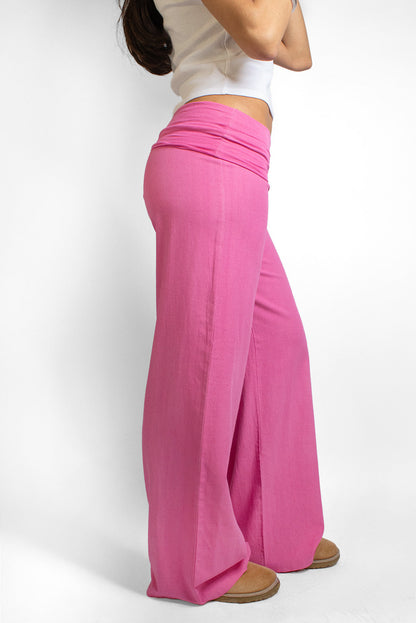 Subdued Value - Waistband palazzo pants
