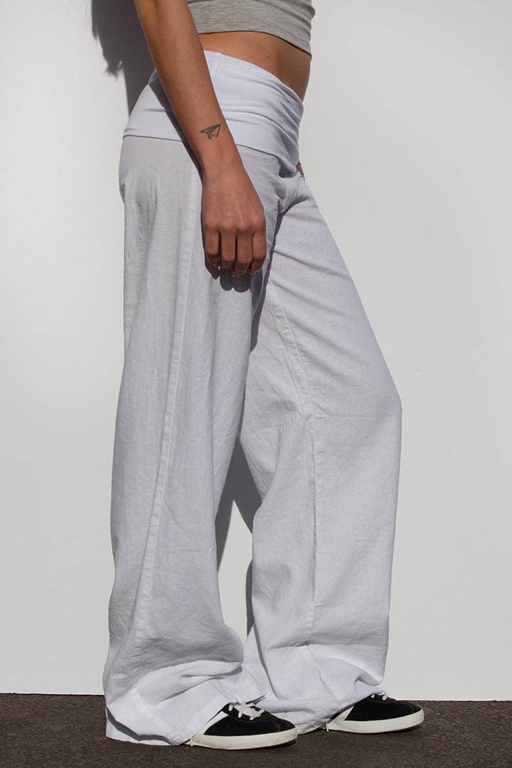 Subdued Value - Waistband palazzo pants