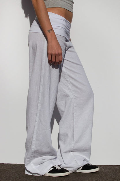 Subdued Value - Waistband palazzo pants