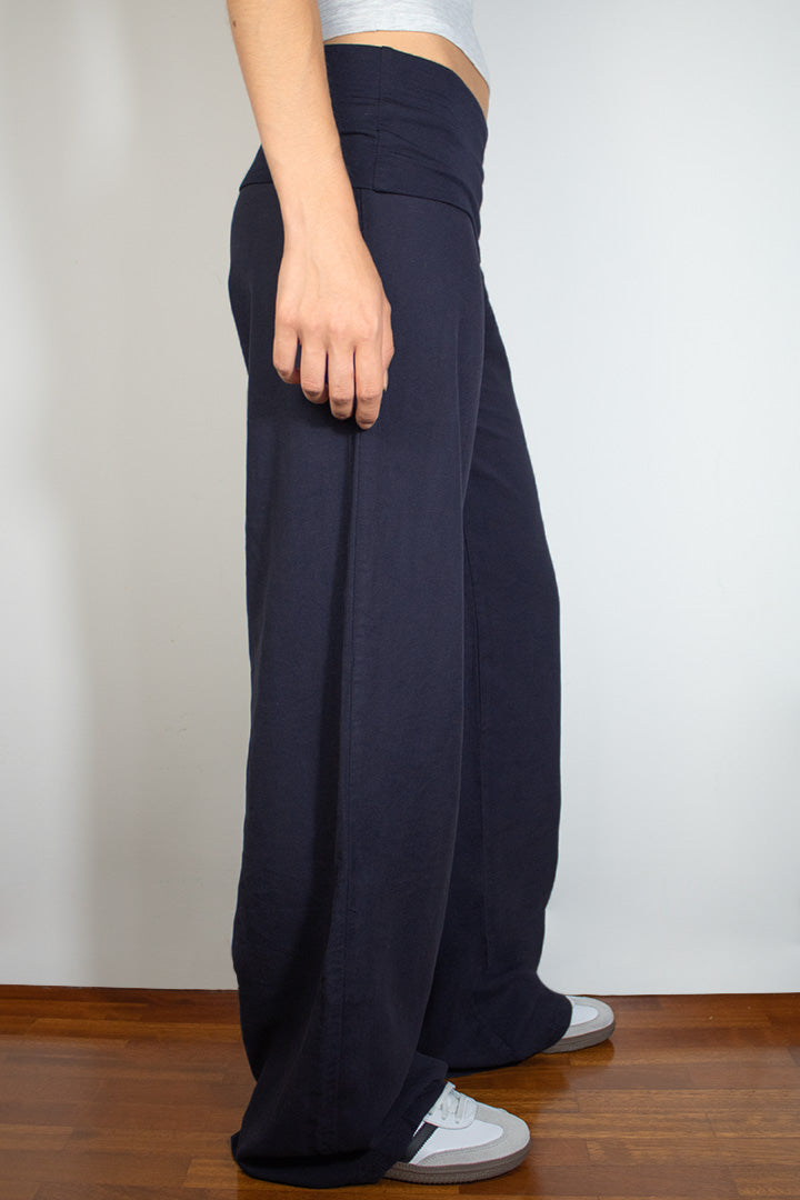 Subdued Value - Waistband palazzo pants