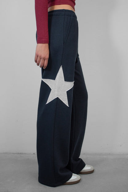 Subdued Premium - Wide-leg joggers with star