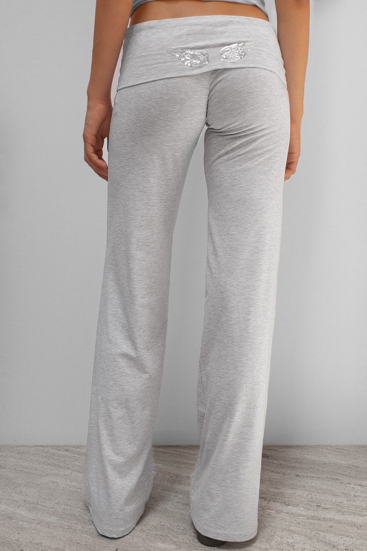 Subdued Popular - Cuffed pants with wings