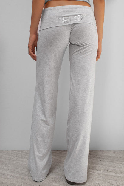 Subdued Popular - Cuffed pants with wings