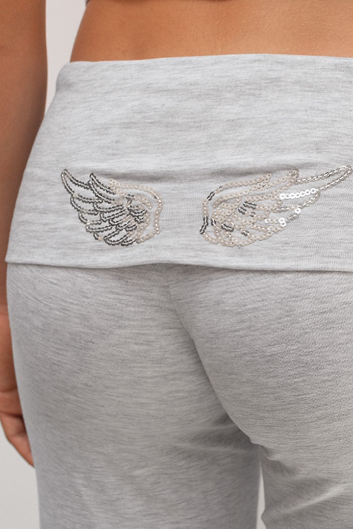 Subdued Popular - Cuffed pants with wings
