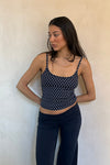 1FU - BIG DOTS BLUE WHITE