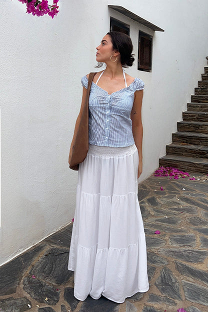 Subdued New - Long ruffle skirt