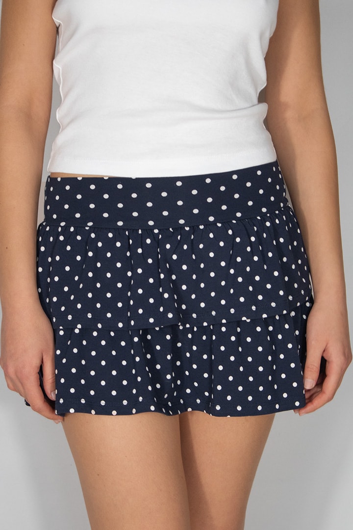 Subdued Classic - Mini ruffle skirt