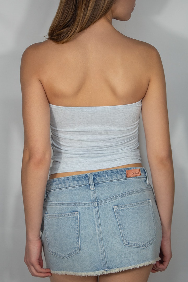 Subdued Trusted - Ruched Tie-Front Top