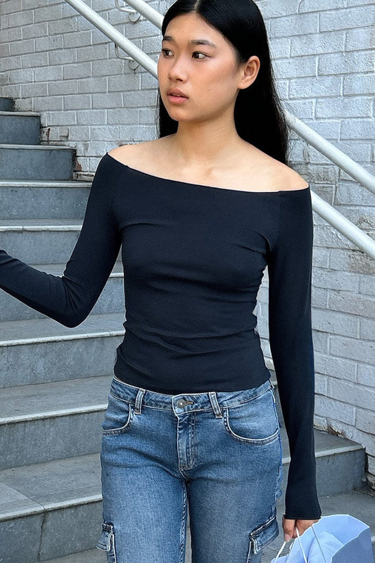 Subdued Great Value - Boat neck t-shirt