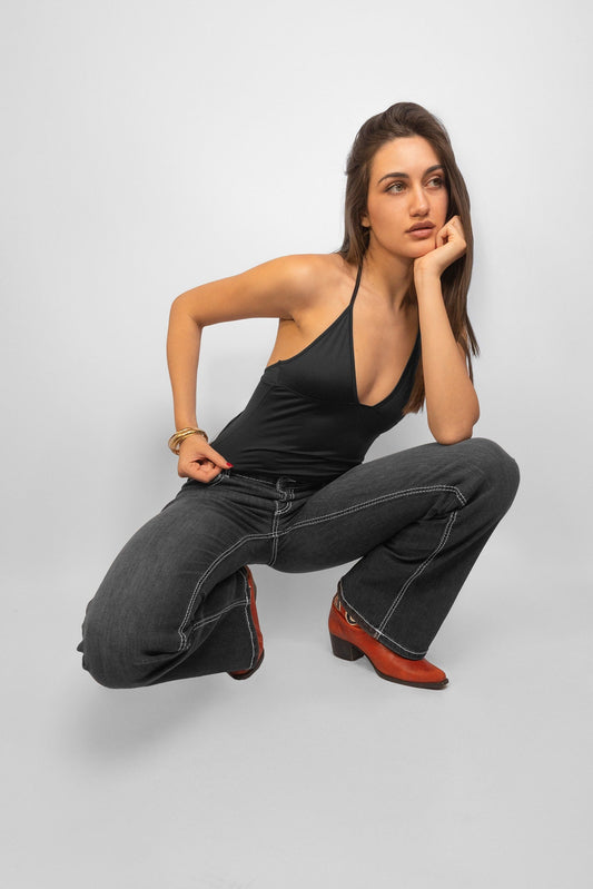 Subdued Discount - V-neck top