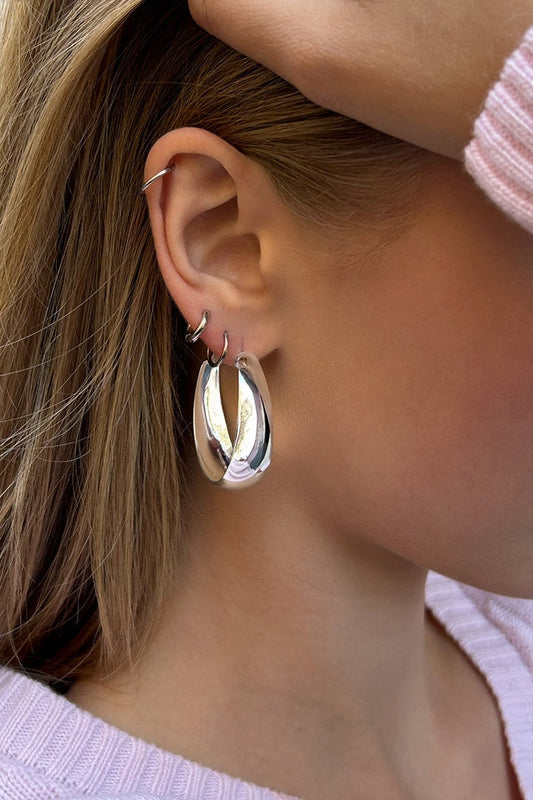 Subdued Classic - Hoop earrings