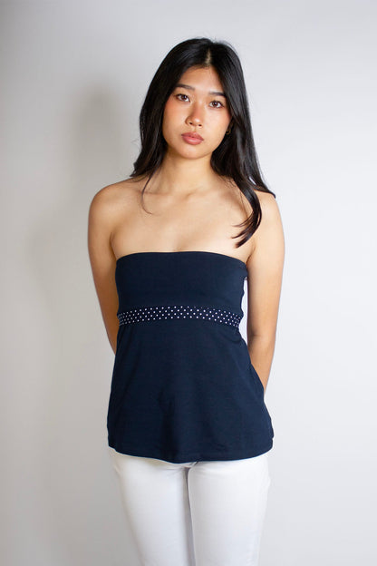 Subdued Everyday - Bandeau top with back bow