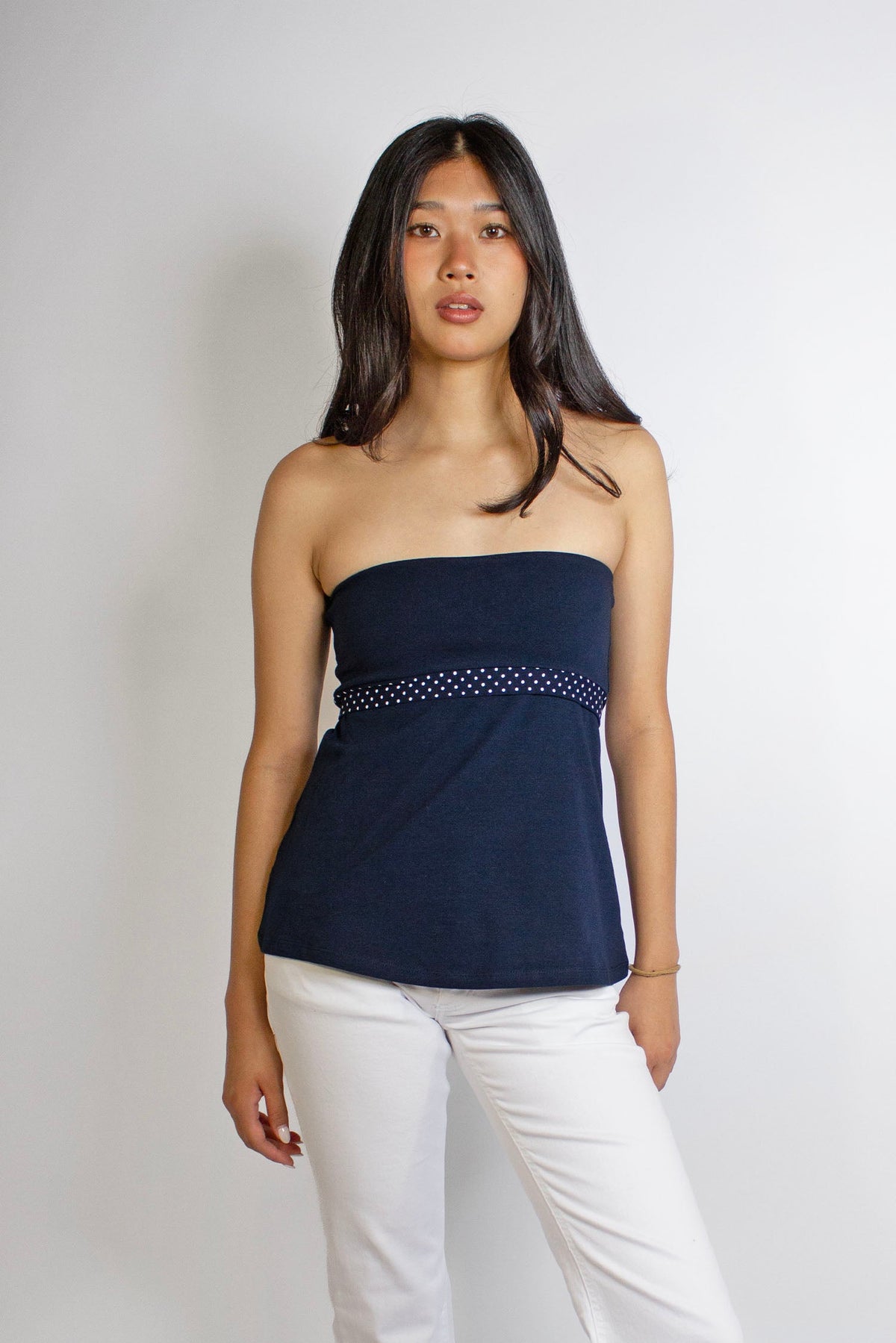 Subdued Everyday - Bandeau top with back bow