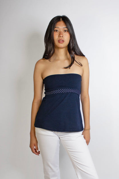 Subdued Everyday - Bandeau top with back bow