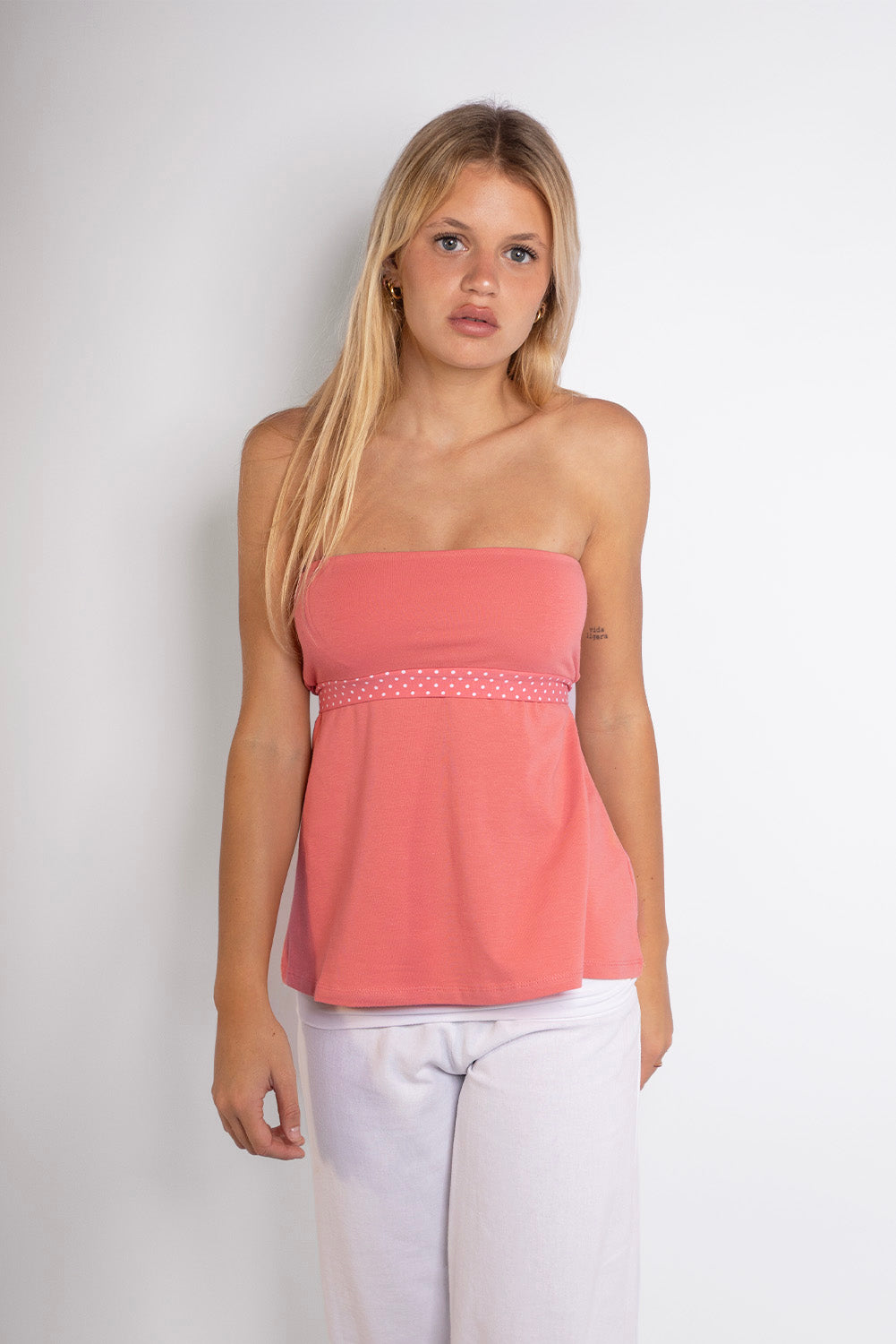 Subdued Everyday - Bandeau top with back bow