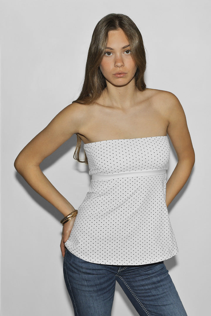Subdued Everyday - Bandeau top with back bow