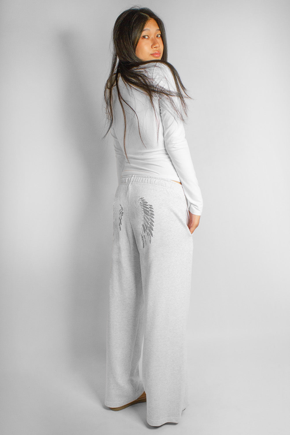 Subdued Signature - Joggers with wings