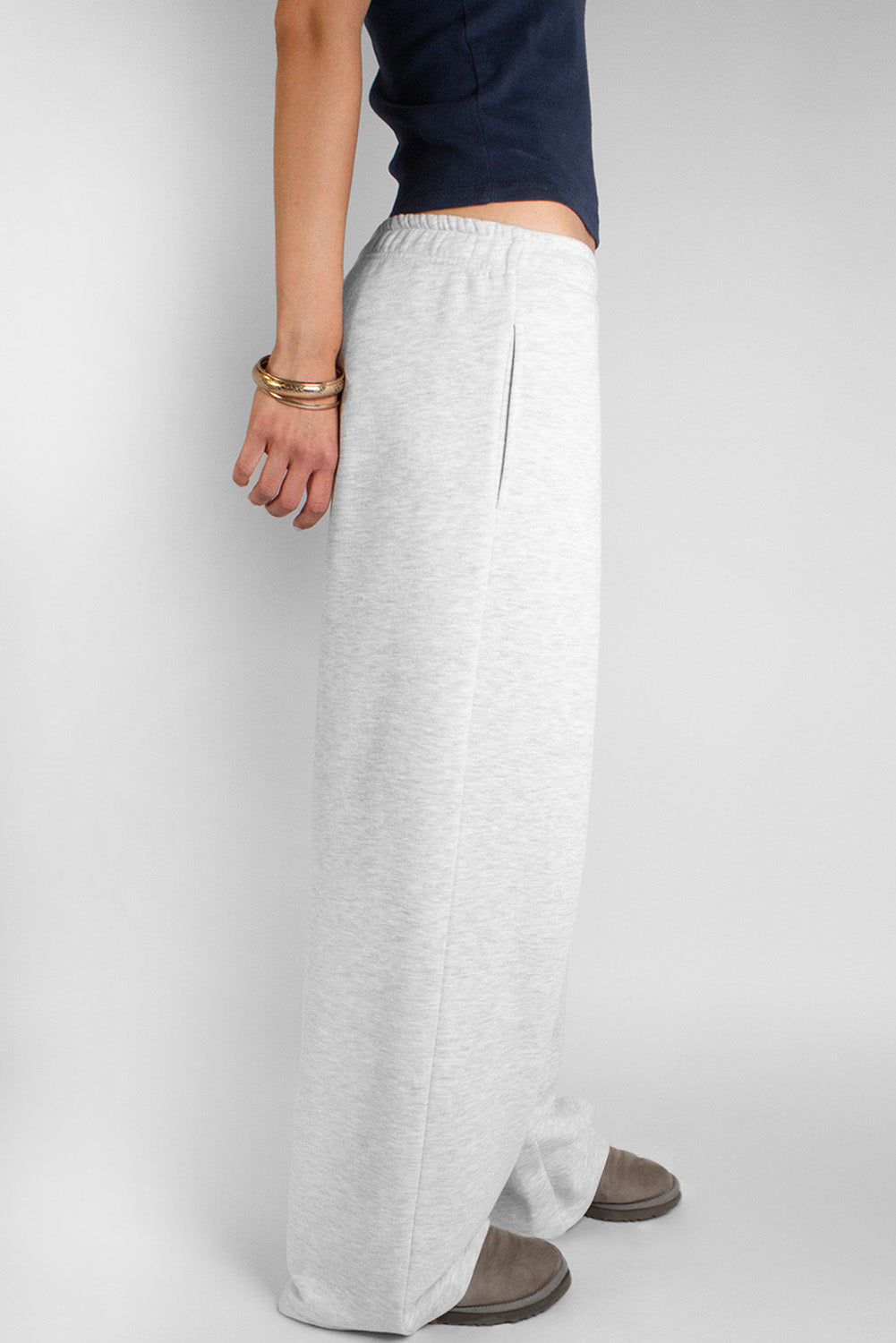 Subdued Great Value - Wide-leg joggers with cross patch