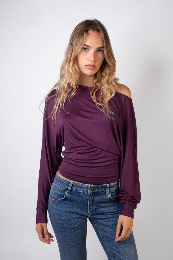 Subdued Discount - Boat-neck T-shirt