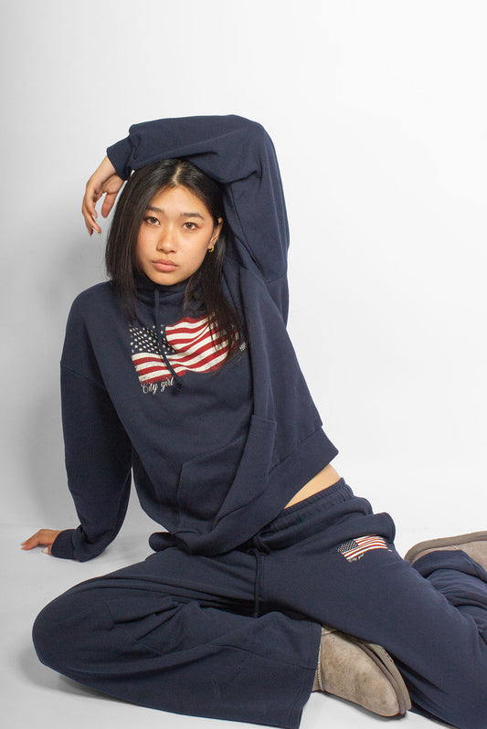 Subdued Top Pick - USA Flag hoodie