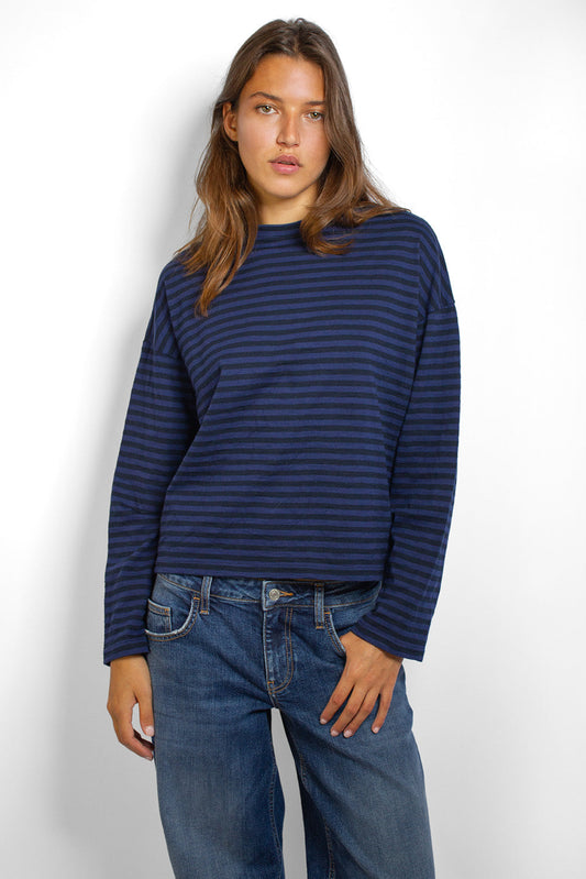 Subdued Featured - Long-sleeved striped T-shirt