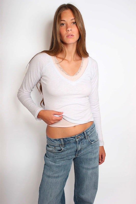 Subdued Special Offer - Long-sleeved crew-neck T-shirt
