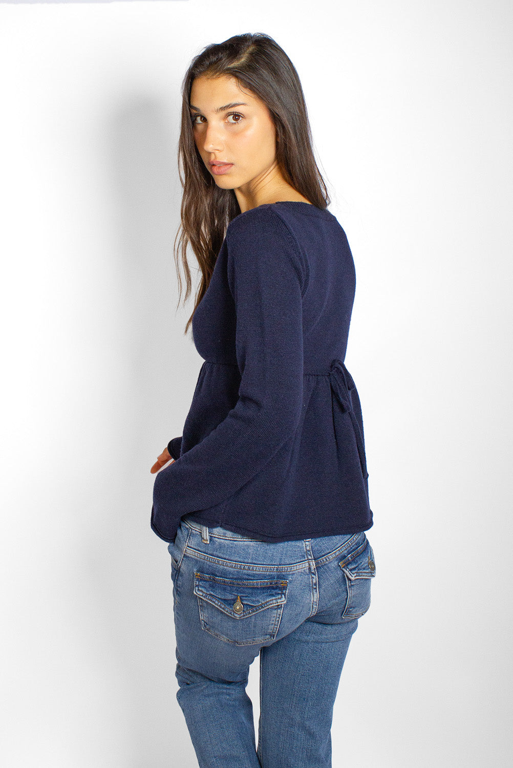 Subdued Trusted - Wrap front v-neck sweater